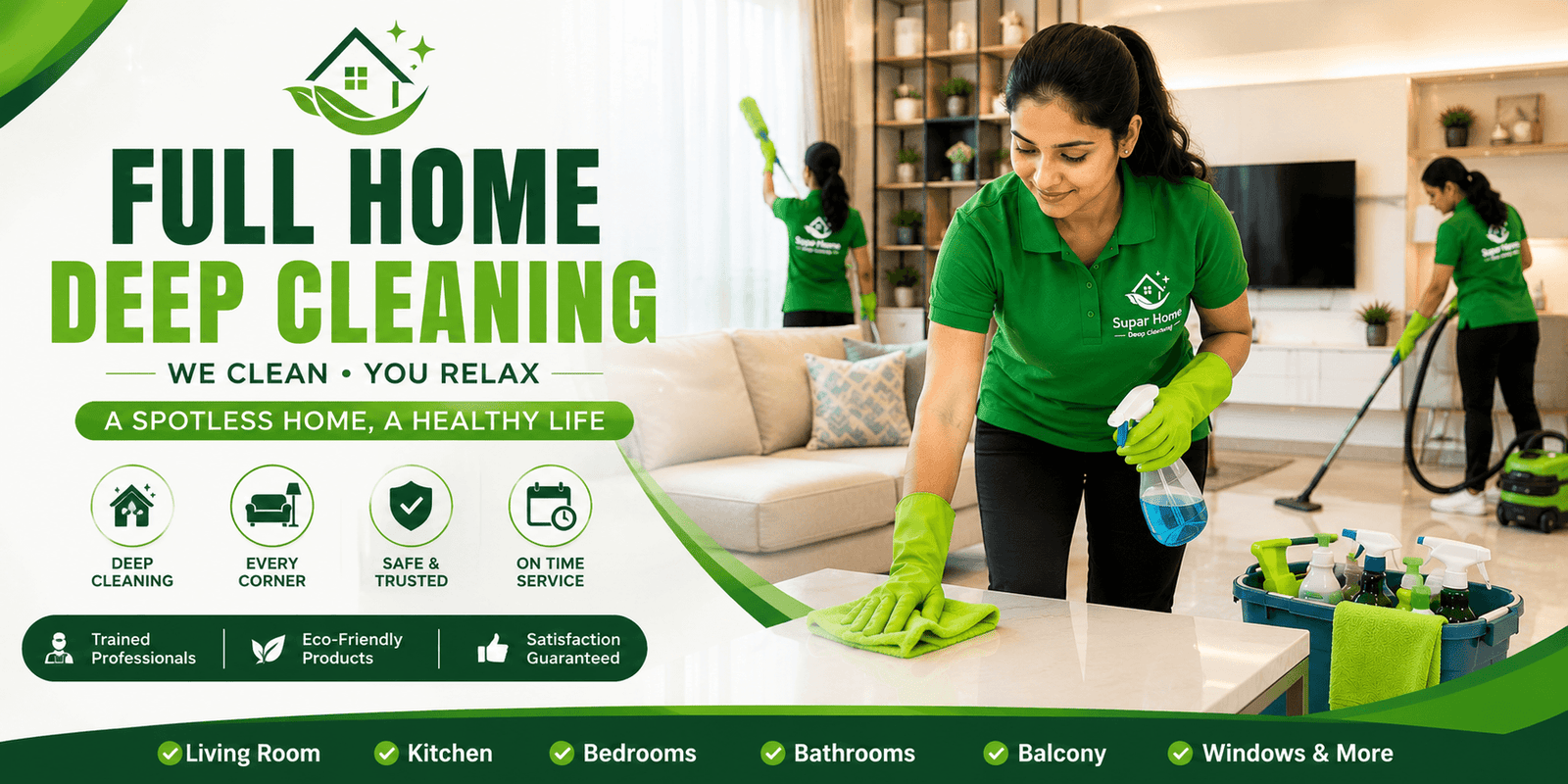 Full Home Deep Cleaning